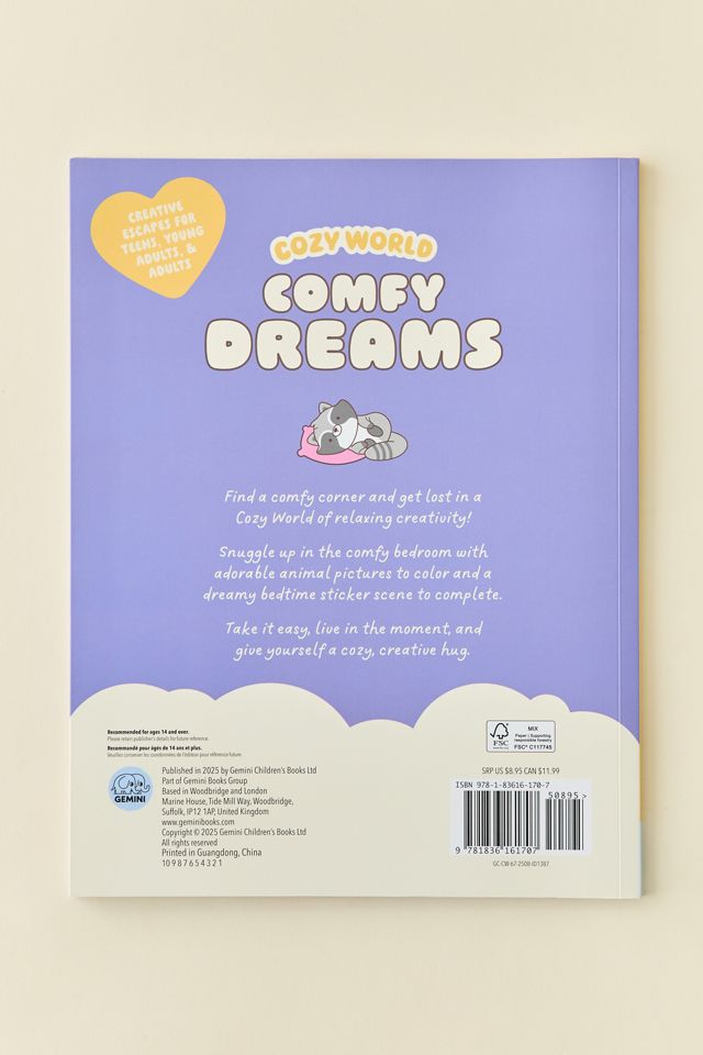 Cozy World Comfy Easy Coloring And Sticker Scene By Kiku Ren #5
