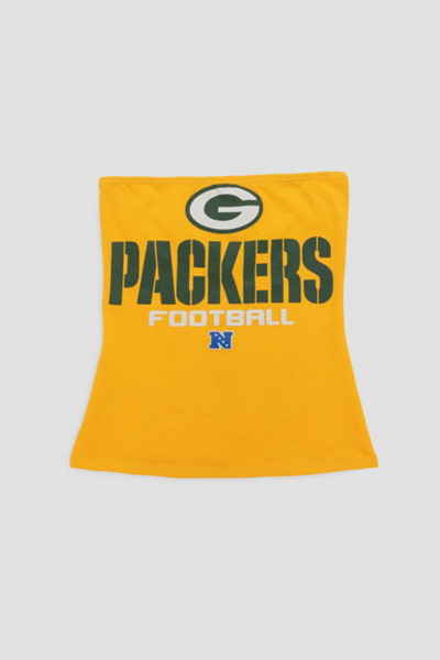 Frankie Collective Rework Green Bay Packers Football Tube Top