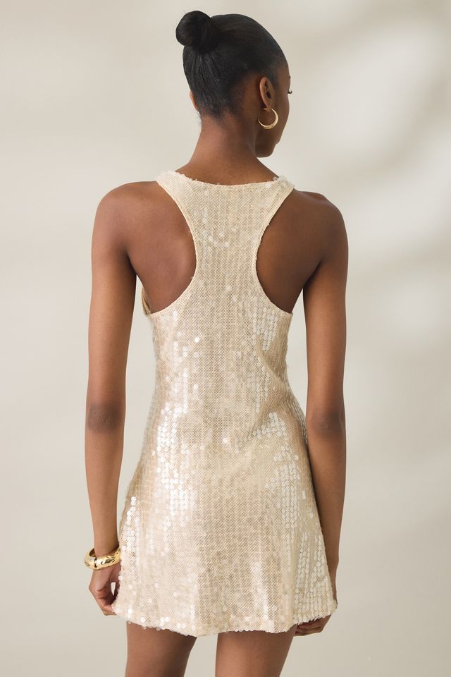 Motel Tasarna Cowl Neck Sequin Mini Dress #2