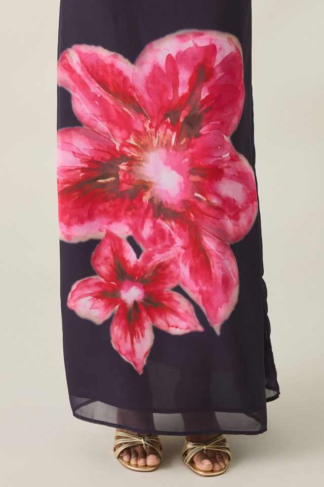 Motel Lurina Desert Flower Chiffon Maxi Skirt #4