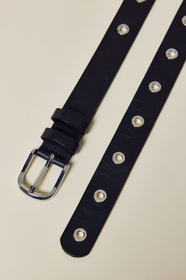 Ceinture en cuir à œillets et clous BDG #3
