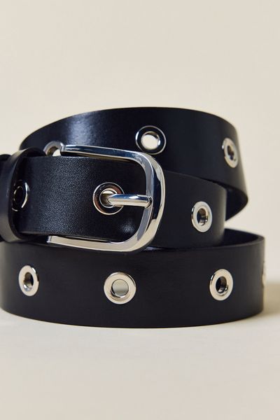 BDG Grommet Studded Leather Belt