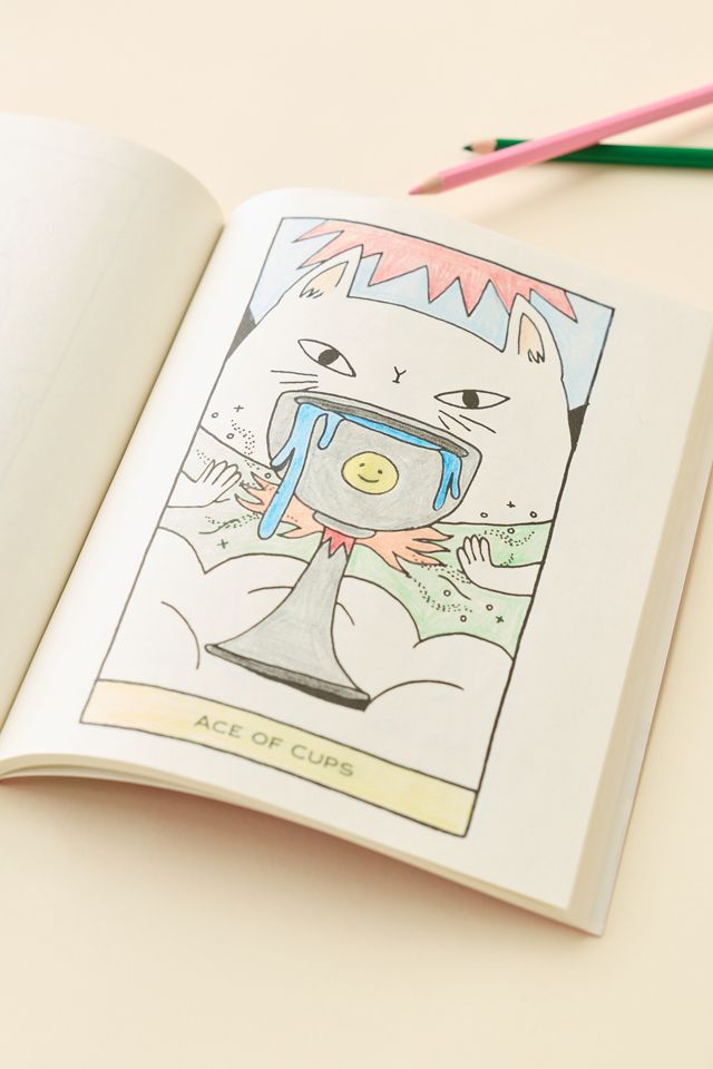 Magickal Cats Tarot Coloring Book By Helene Lespagnard #3