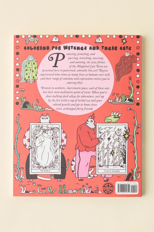 Magickal Cats Tarot Coloring Book By Helene Lespagnard #5