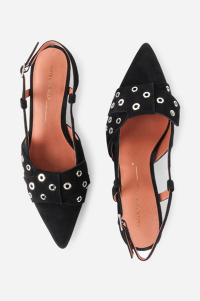 Intentionally Blank Maman Slingback Kitten Heel