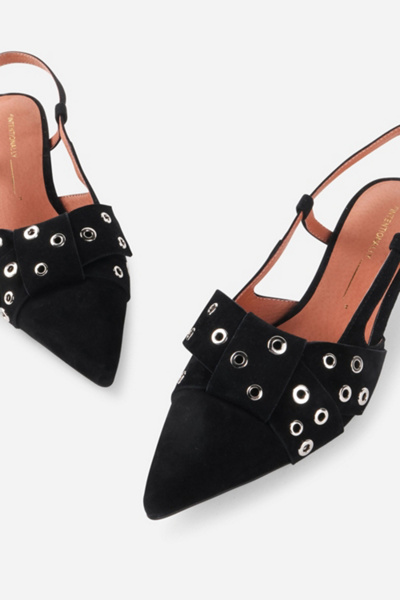 Intentionally Blank Maman Slingback Kitten Heel