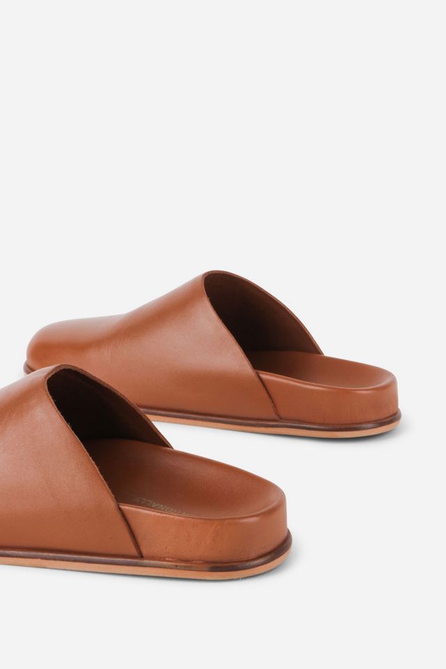 Intentionally Blank Agatha Slip On Natural Sole Mule #3
