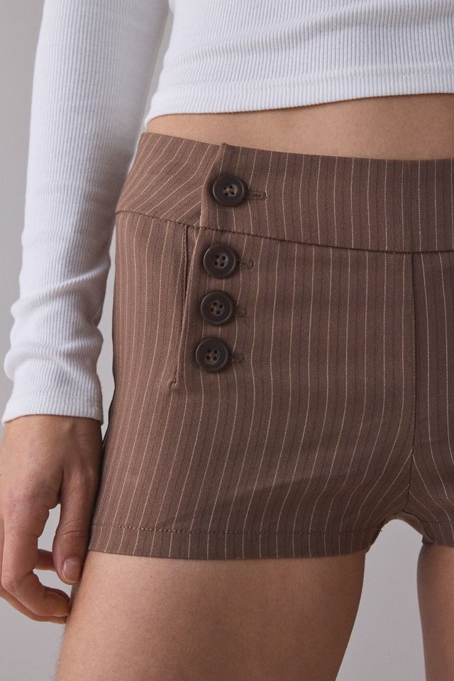 BDG Nautical Button Low-Rise Micro Shorts #5