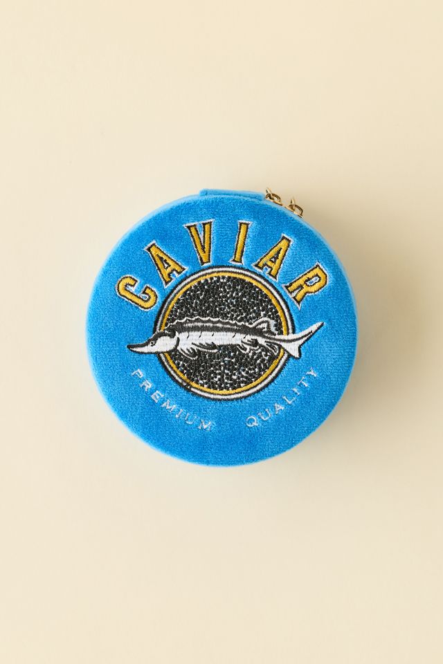 Caviar Embroidered Velvet Jewelry Case #1