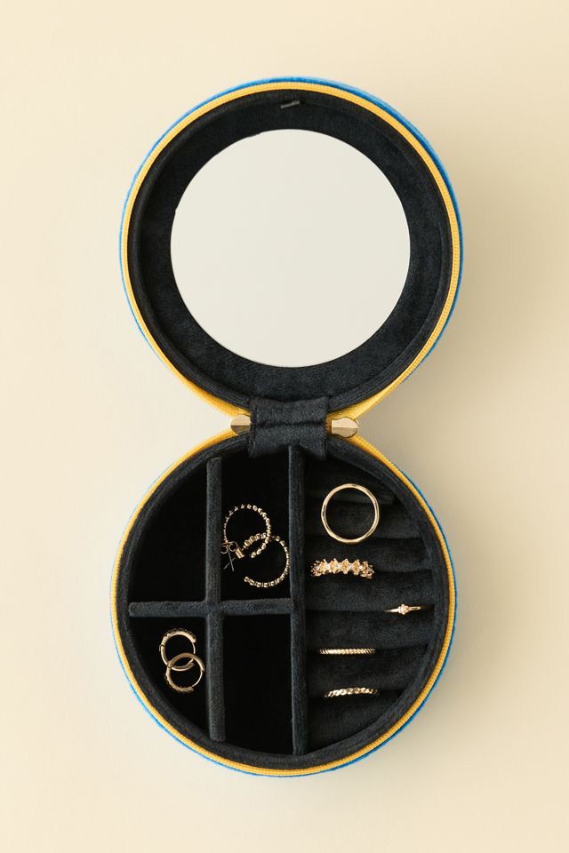 Caviar Embroidered Velvet Jewelry Case #2