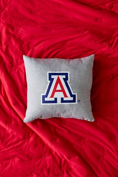 NCAA Logo Sweatshirt Throw Pillow