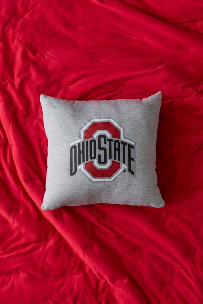 NCAA Logo Sweatshirt Throw Pillow