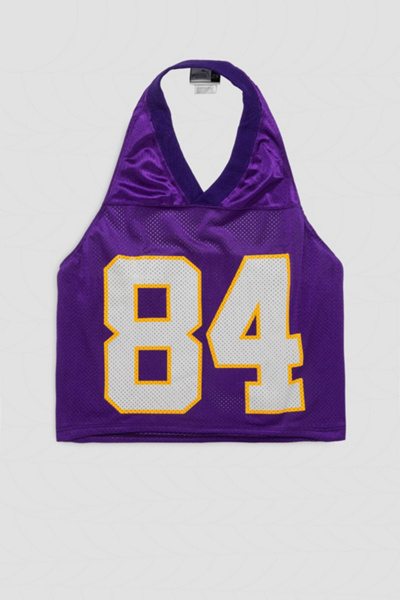 Rework Minnesota Vikings Football Halter Top