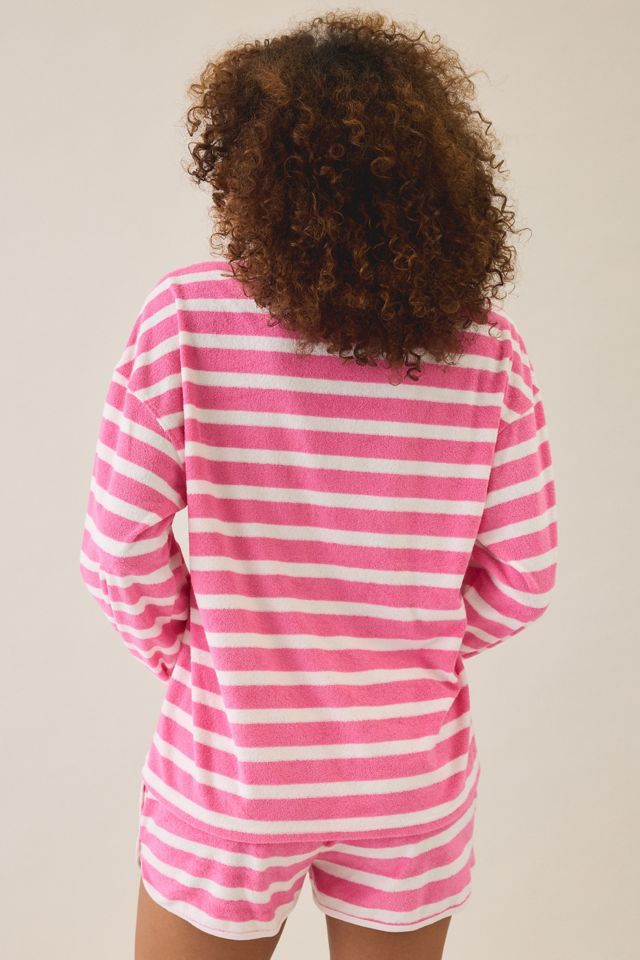 Beach Riot Cyra Terry Cloth Crew Neck Pullover #3