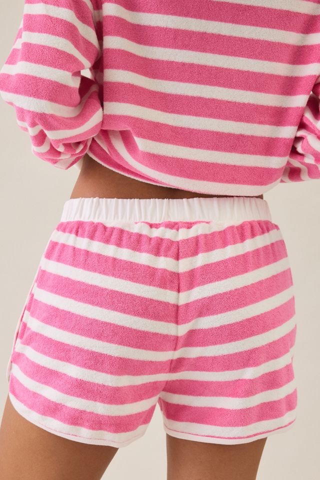 Beach Riot Fia Terry Cloth Mini Shorts #4