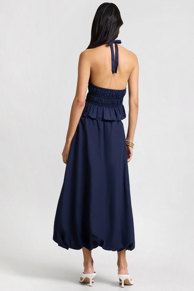 WeWoreWhat Air Linen Bubble Maxi Skirt #2