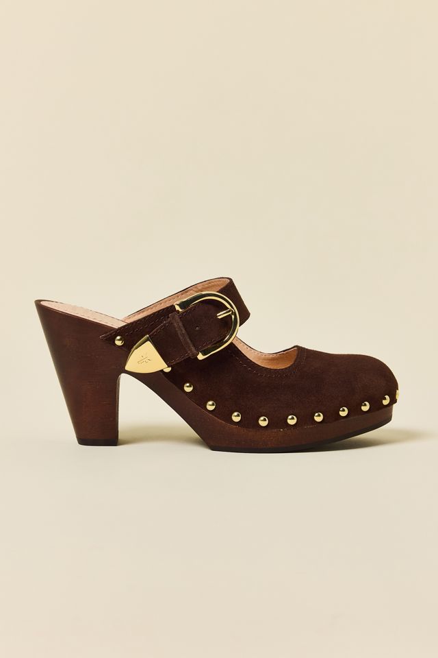 Frye Women's Cindy Buckle Clogs #2