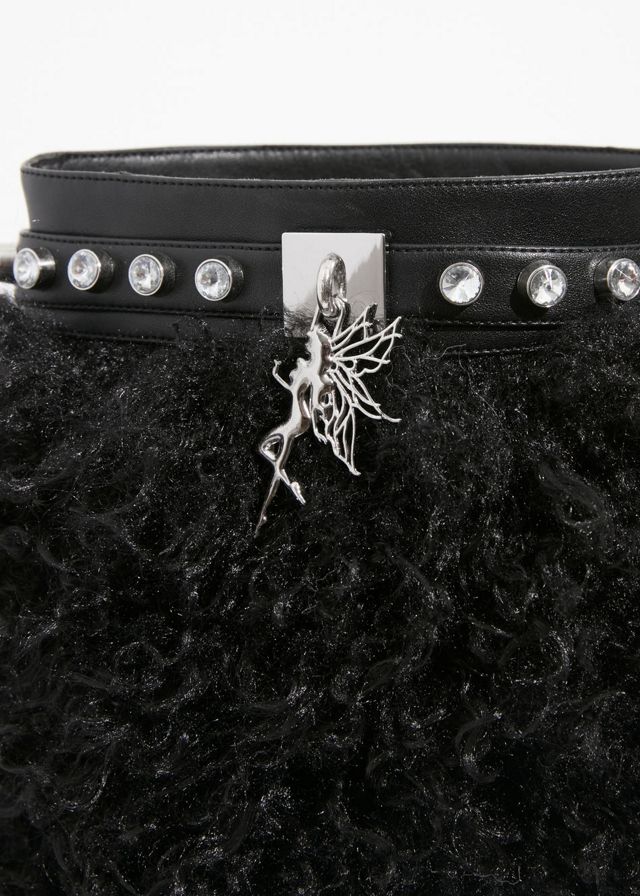 Sparkl Faux Fur Combat Boot #1