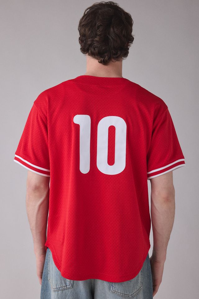 Chandail de baseball MLB Mitchell & Ness des Phillies de Philadelphie Darren Daulton #1