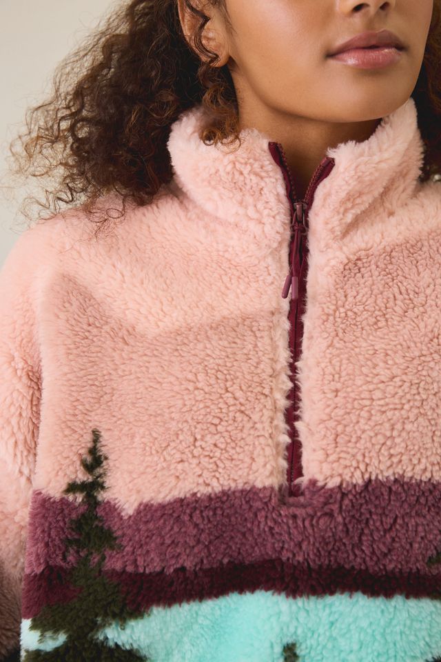 Beach Riot Leona Wilderness Fleece Quarter Zip Pullover #2