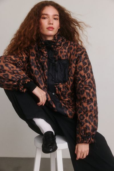 Beach Riot Harvie Quilted Funnel Neck Jacket