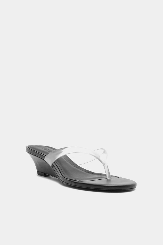 Schutz Roslyn Wedge Jelly Thong Heels #1