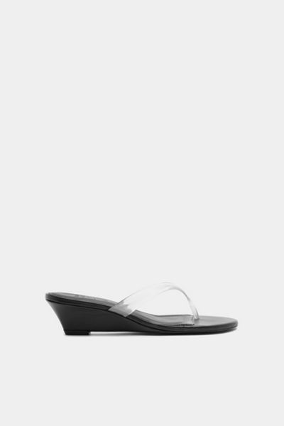 Schutz Roslyn Wedge Jelly Thong Heels