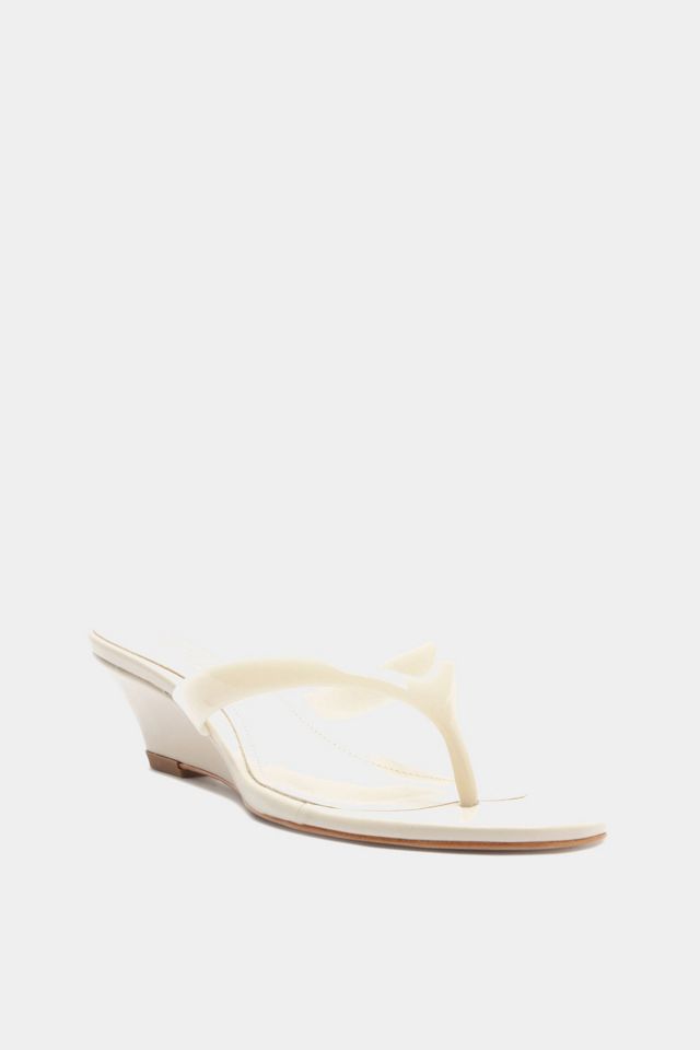 Schutz Roslyn Wedge Jelly Thong Heels #1