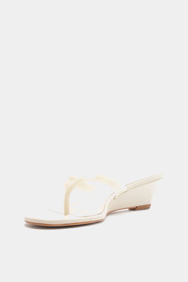 Schutz Roslyn Wedge Jelly Thong Heels #4