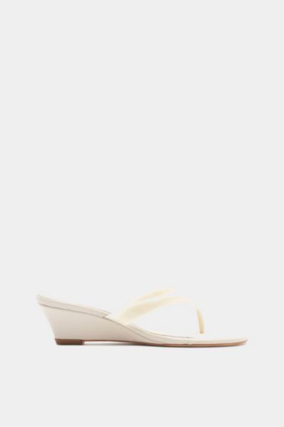 Schutz Roslyn Wedge Jelly Thong Heels