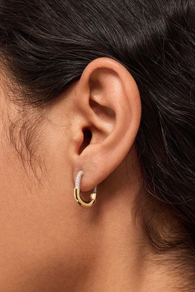 Ana Luisa Brynley Mini Micropave Gold Hoops