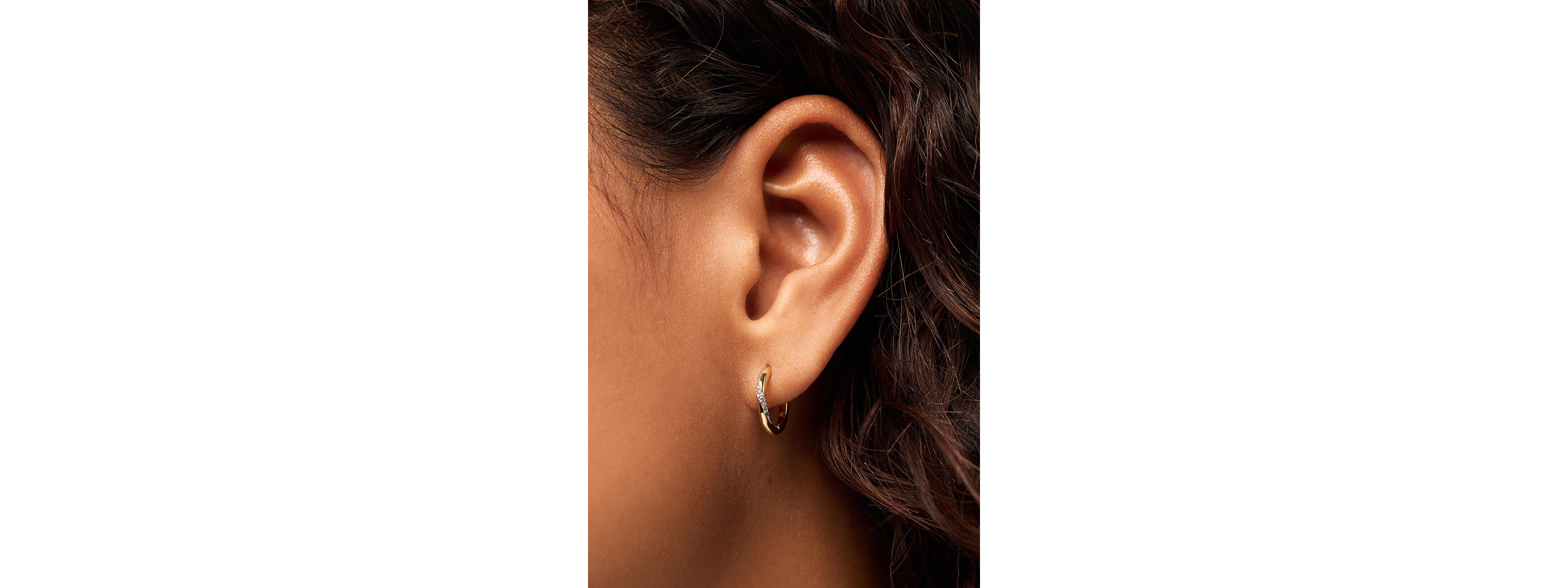 Ana Luisa Kira Slim Hoop Earrings