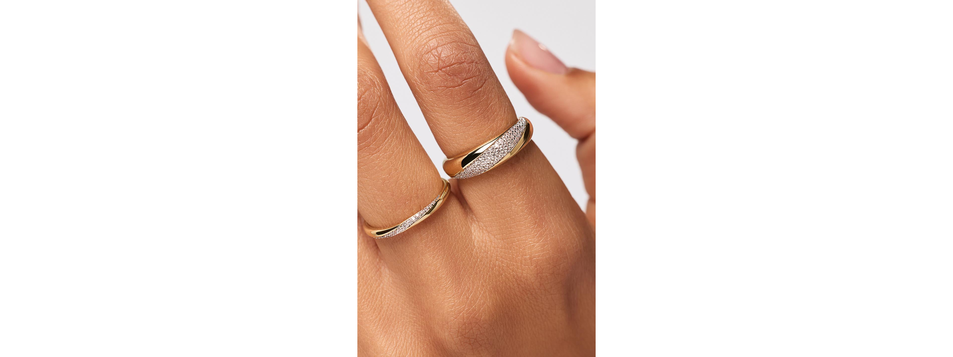 Ana Luisa Kira Slim Gold Band Ring