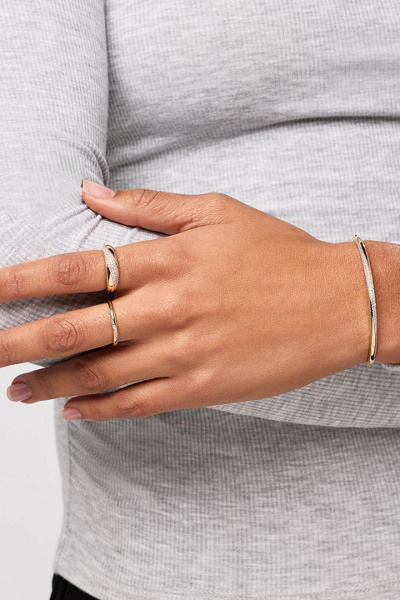 Ana Luisa Kira Slim Gold Band Ring