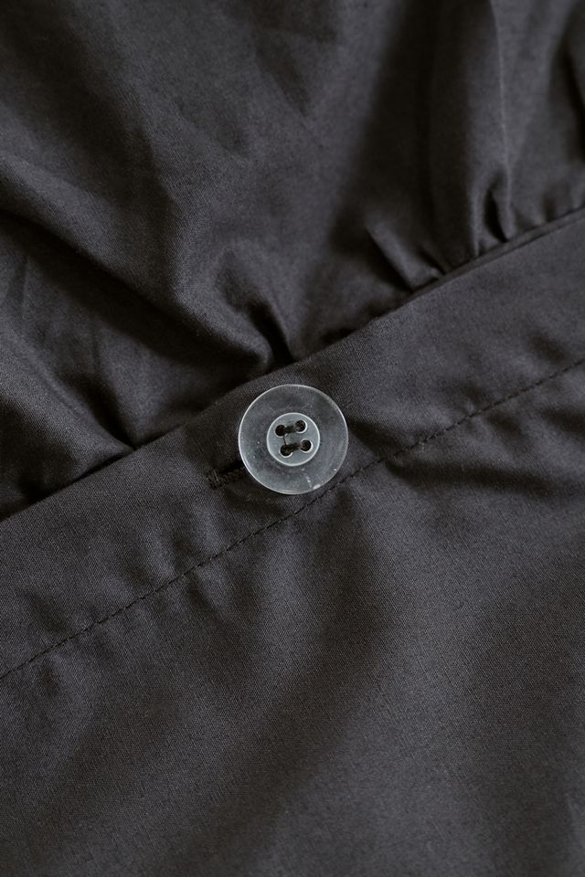 Elaine Ruffle Cotton Percale Duvet Cover #4