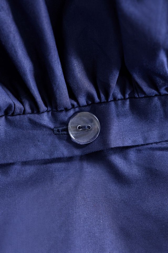 Elaine Ruffle Cotton Percale Duvet Cover #4