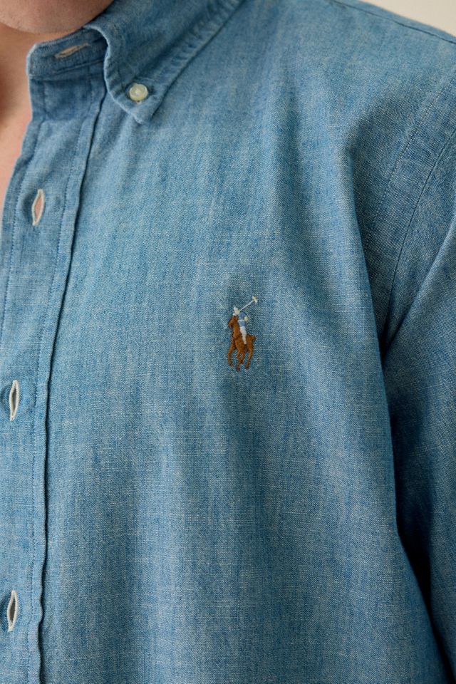 Polo Ralph Lauren Chambray Long Sleeve Shirt #3