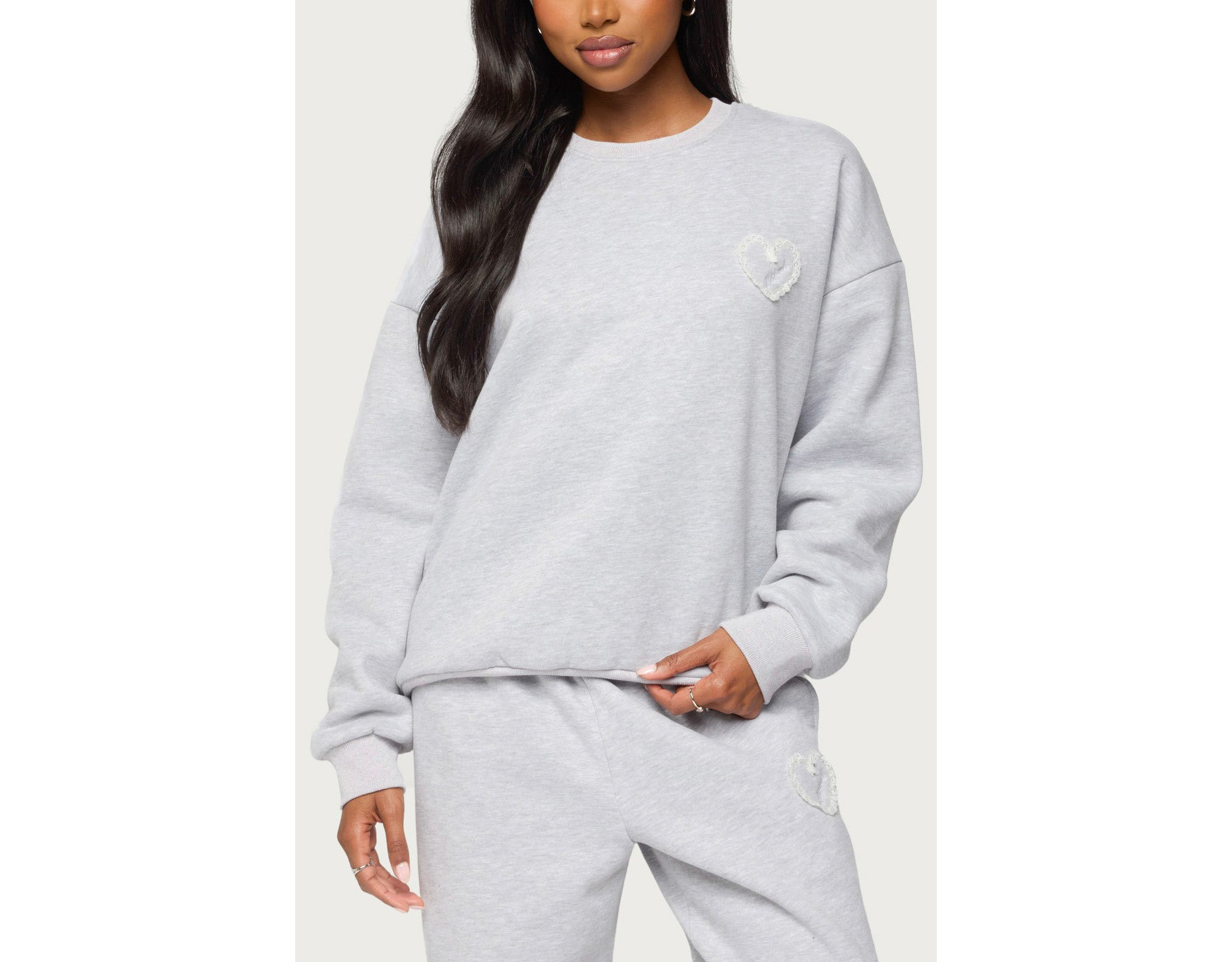 Edikted Love Oversized Sweatshirt
