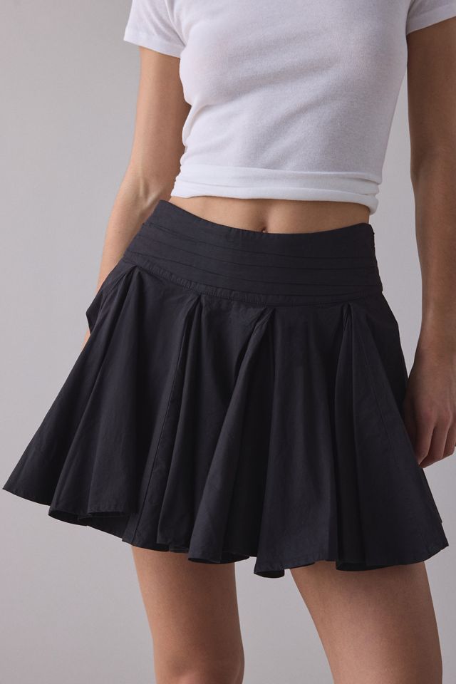 AllSaints Tulip Ponte Godet Mini Skirt #1