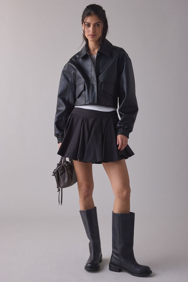 AllSaints Tulip Ponte Godet Mini Skirt #4