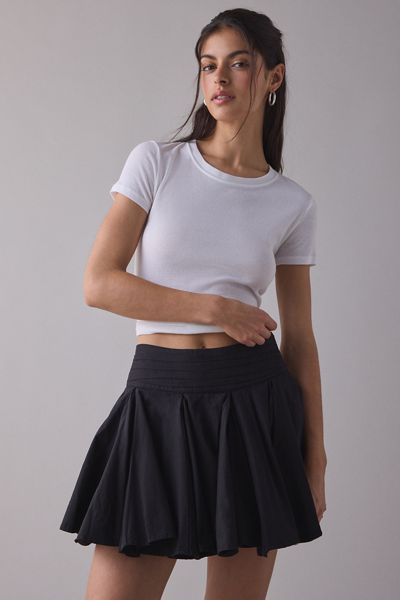 AllSaints Tulip Ponte Godet Mini Skirt