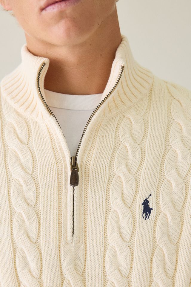 Polo Ralph Lauren Cable Knit Quarter Zip Sweater #2