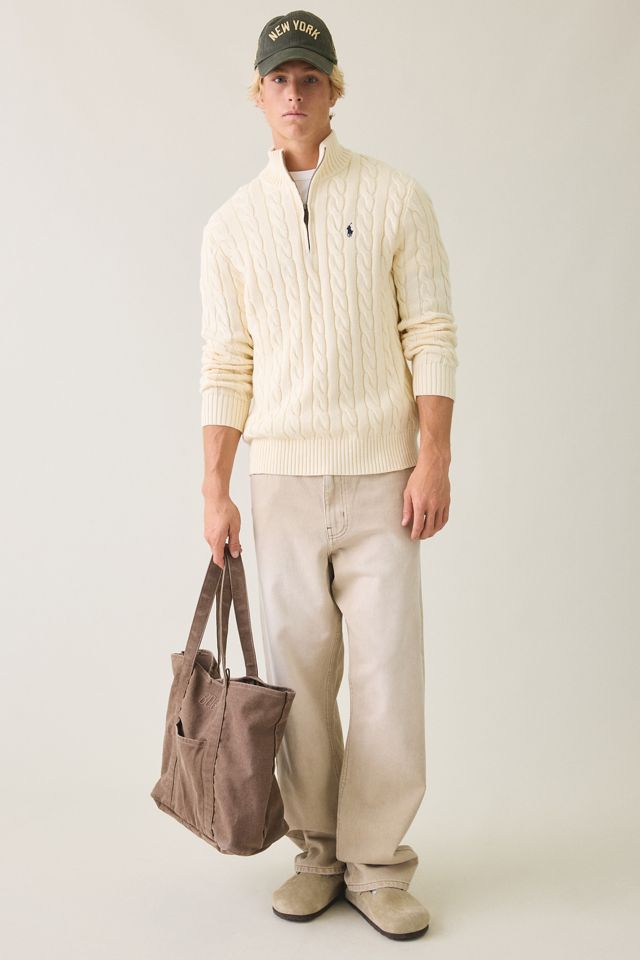 Polo Ralph Lauren Cable Knit Quarter Zip Sweater #3