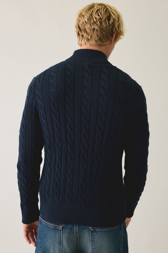 Polo Ralph Lauren Cable Knit Quarter Zip Sweater #1