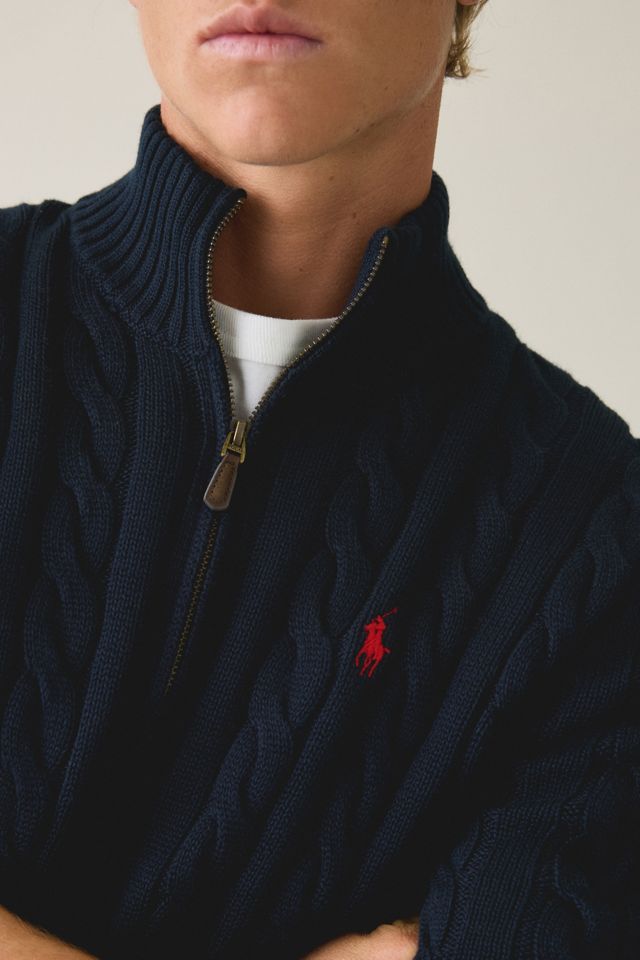 Polo Ralph Lauren Cable Knit Quarter Zip Sweater #2