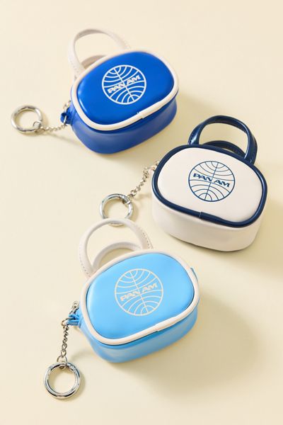 Pan Am Logo Bag Keychain