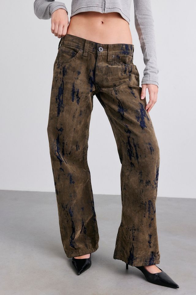 BDG Kayla Flocked Low-Rise Jeans #1