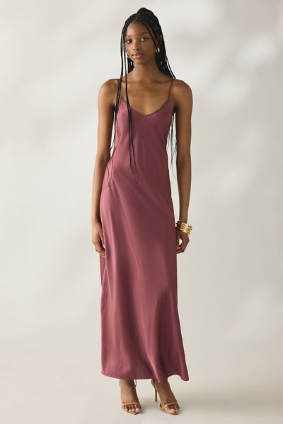 fitted lace wedding dress Voluminous Rose Appliques Pink Maxi Dress, Garden of Eden main image 1