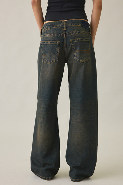 BDG Kayla Studded Rip + Repair Low-Rise Jeans