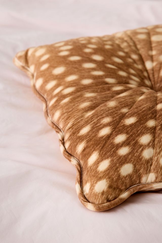Coussin décoratif en velours à plis Emma #1